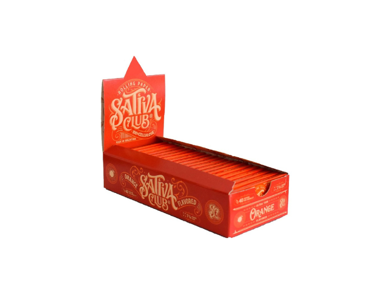 Sativa Club Celulosa Regular sabor Naranja x22 Unidades   